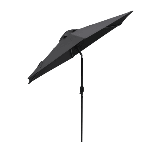 Guarda-sol SPACE com LED, cinzento escuro