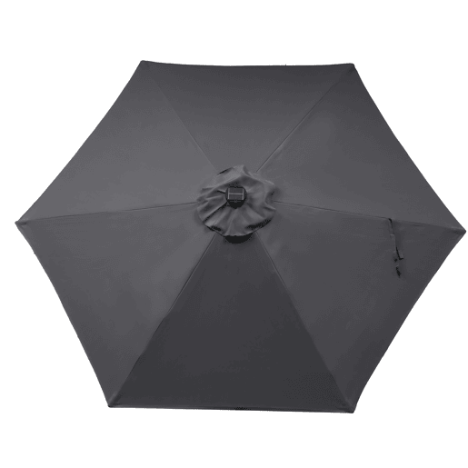 Guarda-sol SPACE com LED, cinzento escuro