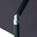 Parasol SPACE gris oscuro con led Parasol SPACE gris oscuro con led Gris Oscuro