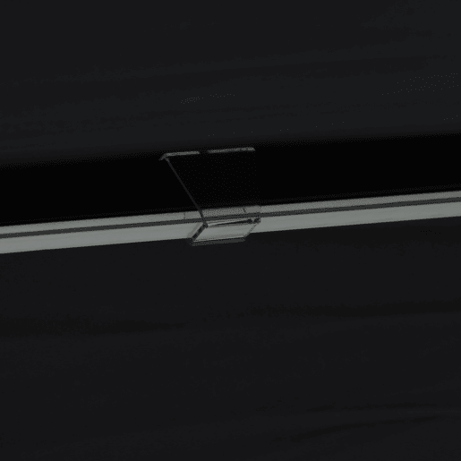 Guarda-sol SPACE com LED, cinzento escuro