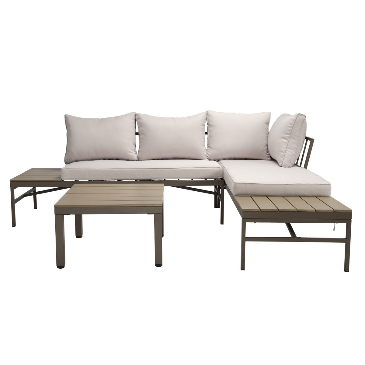 Conjunto jardín OSLO con sofá esquinero