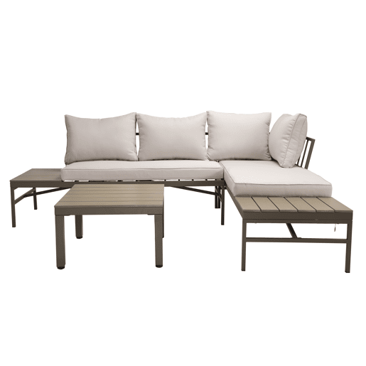 Conjunto de jardim OSLO com sofá de canto