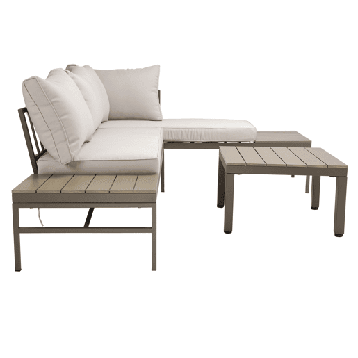Conjunto de jardim OSLO com sofá de canto