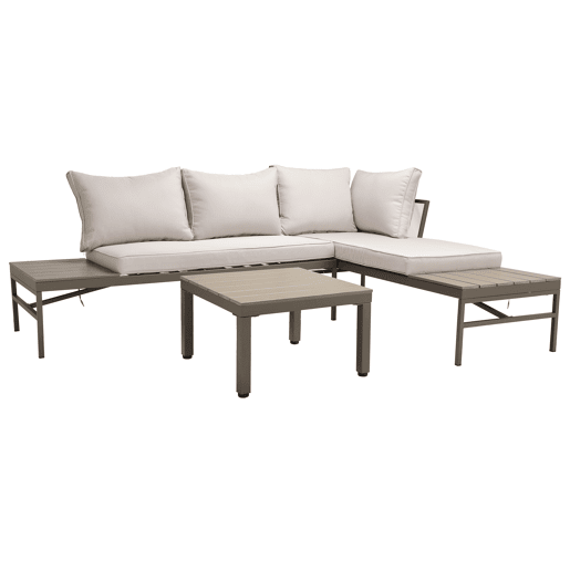 Conjunto de jardim OSLO com sofá de canto