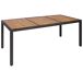 Conjunto jardín CARTAYA con mesa y 8 sillones Conjunto jardín CARTAYA con mesa y 8 sillones Negro/ Madera