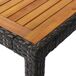 Conjunto jardín CARTAYA con mesa y 8 sillones Conjunto jardín CARTAYA con mesa y 8 sillones Negro/ Madera