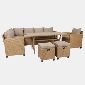 Conjunto de jardim PORTO II castanho