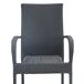 Silla de jardín PALERMO color negro Silla de jardín PALERMO color negro Negro