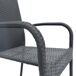 Silla de jardín PALERMO color negro Silla de jardín PALERMO color negro Negro