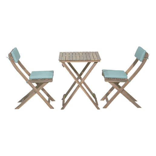 Conjunto de varanda RIVEIRA com mesa e 2 cadeiras Conjunto de varanda RIVEIRA com mesa e 2 cadeiras
