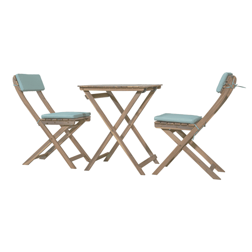 Conjunto de varanda RIVEIRA com mesa e 2 cadeiras Conjunto de varanda RIVEIRA com mesa e 2 cadeiras