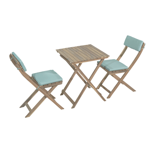 Conjunto de varanda RIVEIRA com mesa e 2 cadeiras Conjunto de varanda RIVEIRA com mesa e 2 cadeiras