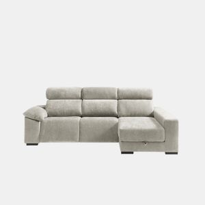 Chaise longue direita com relax elétrico ALL cor branco