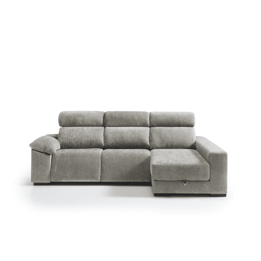 Chaise longue direita com relax elétrico ALL cor bege