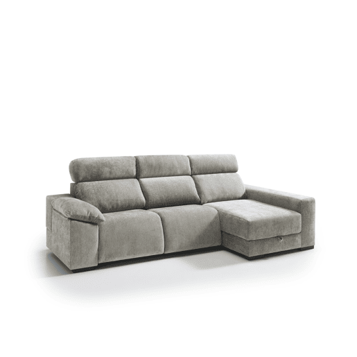 Chaise longue direita com relax elétrico ALL cor bege