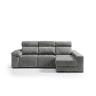 Chaise longue direita com relax elétrico ALL cor cinza claro