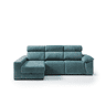 Chaise longue esquerda com relax elétrico ALL cor azul