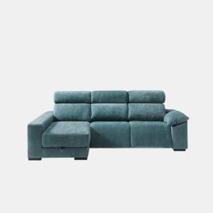 Chaise longue esquerda com relax elétrico ALL cor azul