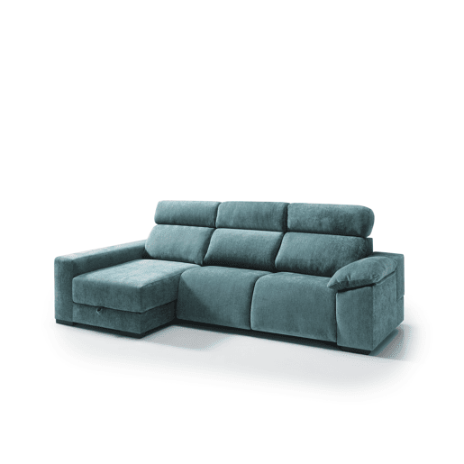Chaise longue esquerda com relax elétrico ALL cor azul Chaise longue esquerda com relax elétrico ALL cor azul