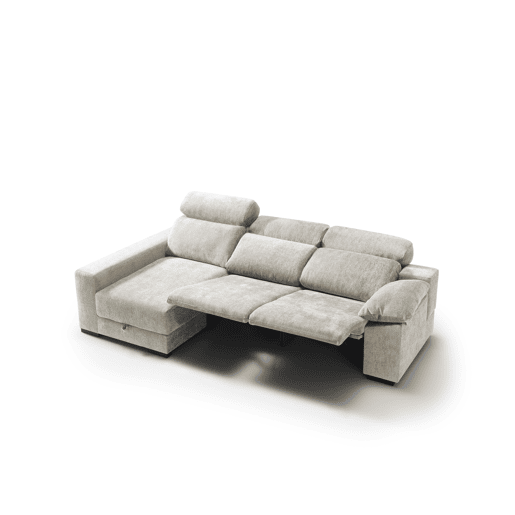 Chaise longue esquerda com relax elétrico ALL cor branco Chaise longue esquerda com relax elétrico ALL cor branco