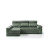 Chaise longue esquerda com relax elétrico ALL cor verde