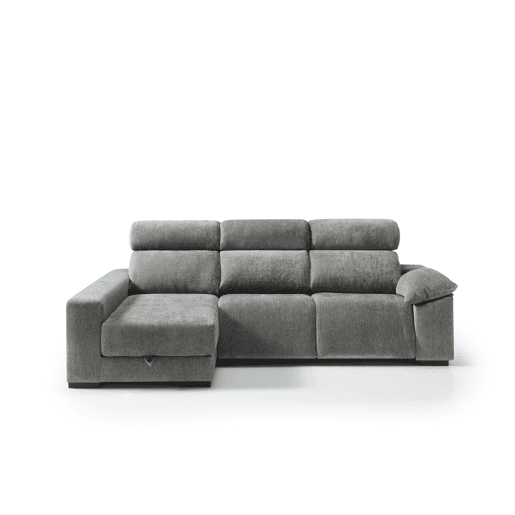 Chaise longue esquerda com relax elétrico ALL cor cinza claro Chaise longue esquerda com relax elétrico ALL cor cinza claro
