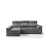 Chaise longue esquerda com relax elétrico ALL cor cinza escuro