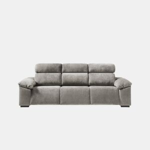 Sofá 4 lugares e 3 assentos relax elétricos ALL cor vison