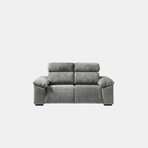 Sofá 3 lugares e 2 assentos relax elétricos ALL cor cinza claro
