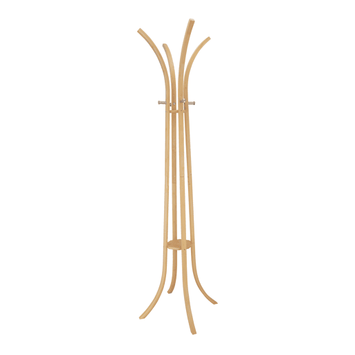 Cabide de pé HARAN em bambu 172x40x40cm com 8 ganchos Cabide de pé HARAN em bambu 172x40x40cm com 8 ganchos