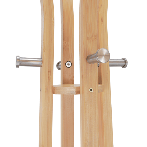 Cabide de pé HARAN em bambu 172x40x40cm com 8 ganchos Cabide de pé HARAN em bambu 172x40x40cm com 8 ganchos