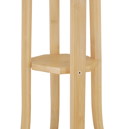 Cabide de pé HARAN em bambu 172x40x40cm com 8 ganchos Cabide de pé HARAN em bambu 172x40x40cm com 8 ganchos