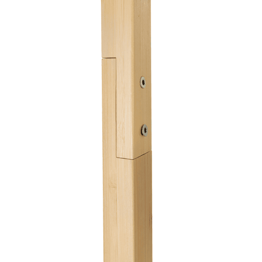 Cabide de pé HARAN em bambu 172x40x40cm com 8 ganchos Cabide de pé HARAN em bambu 172x40x40cm com 8 ganchos