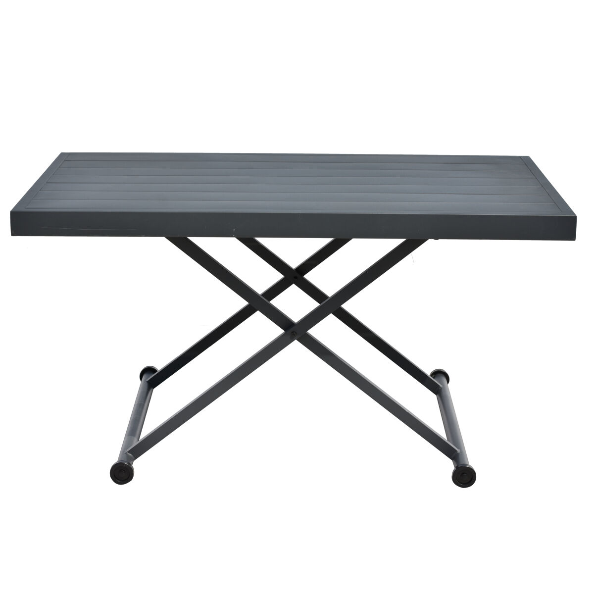 Mesa elevable de jardín CAMBRE en color antracita