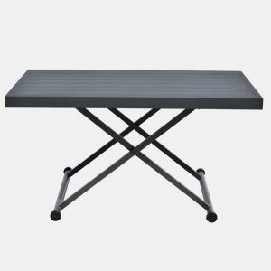 Mesa de jardim com tampo elevável CAMBRE antracite
