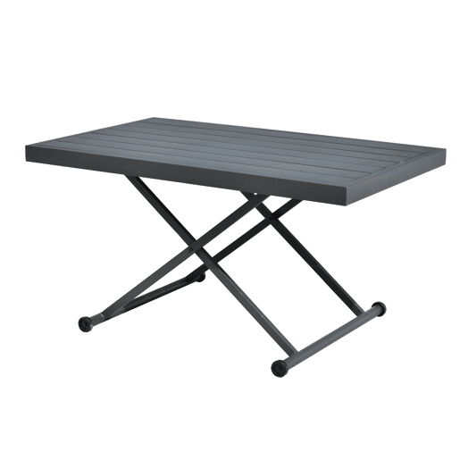 Mesa de jardim com tampo elevável CAMBRE antracite Mesa de jardim com tampo elevável CAMBRE antracite