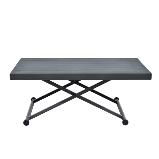 Mesa de jardim com tampo elevável CAMBRE antracite Mesa de jardim com tampo elevável CAMBRE antracite