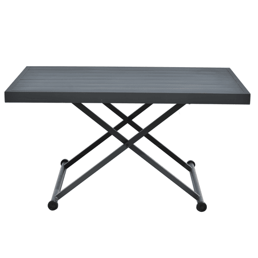 Mesa de jardim com tampo elevável CAMBRE antracite Mesa de jardim com tampo elevável CAMBRE antracite