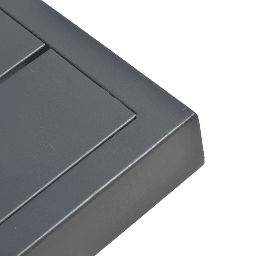 Mesa de jardim com tampo elevável CAMBRE antracite Mesa de jardim com tampo elevável CAMBRE antracite