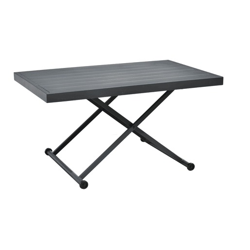 Mesa de jardim com tampo elevável CAMBRE antracite Mesa de jardim com tampo elevável CAMBRE antracite