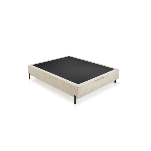 Sommier estofado com pés em L 180x200cm cru VIENA HILDING