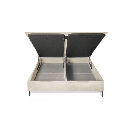 Sommier estofado com pés em L 180x200cm cru VIENA HILDING