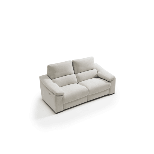 Sofá 3 lugares relax elétrico LIVIA cor bege