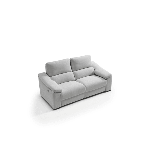 Sofá 3 lugares relax elétrico LIVIA cor cinza