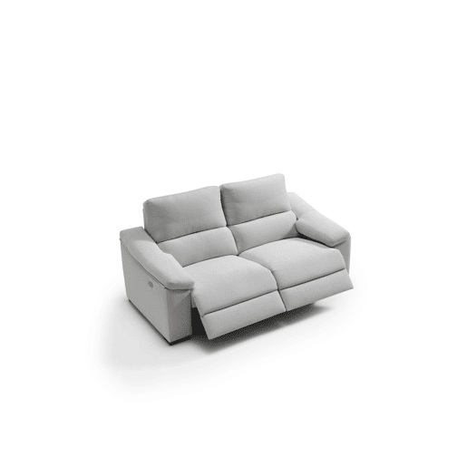 Sofá 3 lugares relax elétrico LIVIA cor cinza