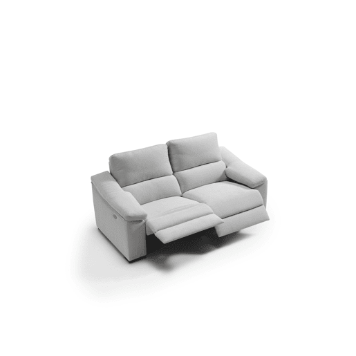 Sofá 3 lugares relax elétrico LIVIA cor cinza