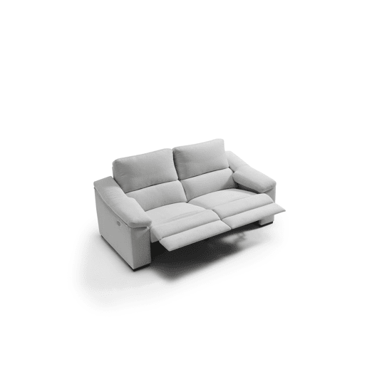 Sofá 3 lugares relax elétrico LIVIA cor cinza