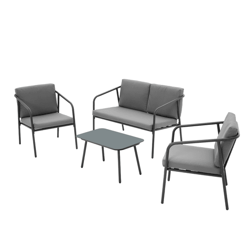 Conjunto de jardim NARÓN cor cinza Conjunto de jardim NARÓN cor cinza