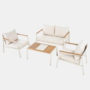 Conjunto de jardim OLERIOS cor creme