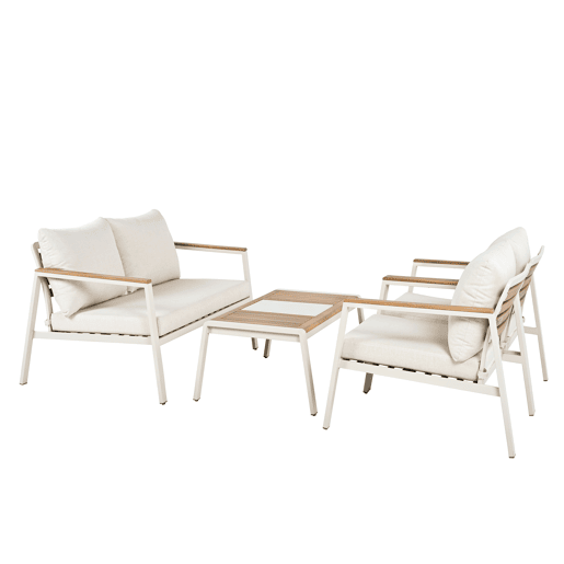 Conjunto de jardim OLERIOS cor creme